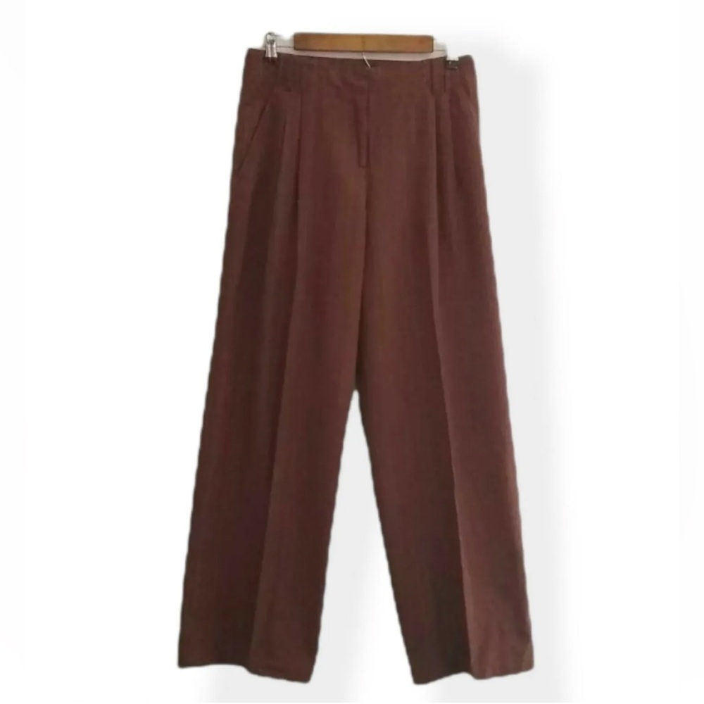 J. Jill High-Rise Wide-Leg Linen Pants